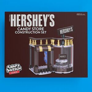 Sealed New Hershey’s Candy Store Construction Set – 91 Pieces, Ages 6+